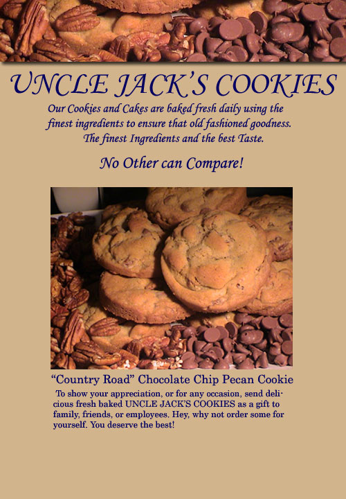to UNCLE JACK'S COOKIE Company